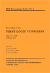 Proceedings of the First
                                                         Logic Congress